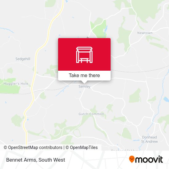 Bennet Arms map
