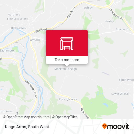 Kings Arms map