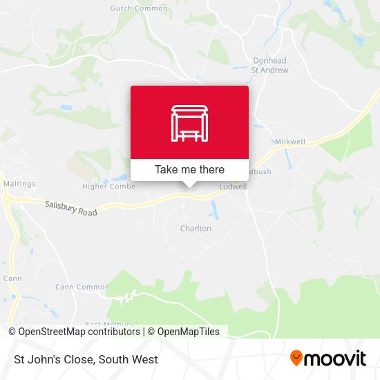 St John's Close map