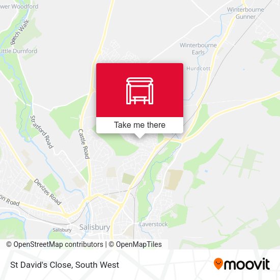 St David's Close map
