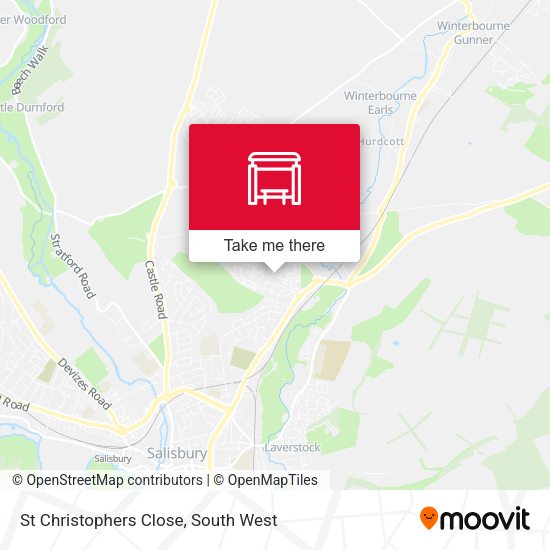 St Christophers Close map
