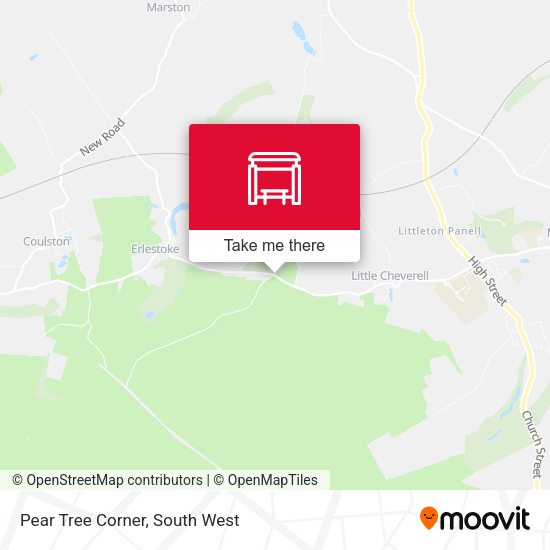 Pear Tree Corner map