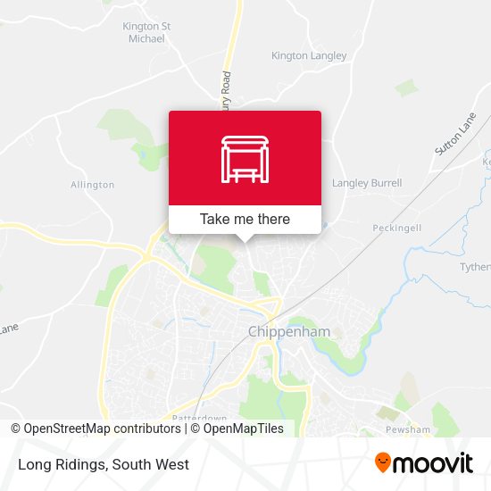 Long Ridings map