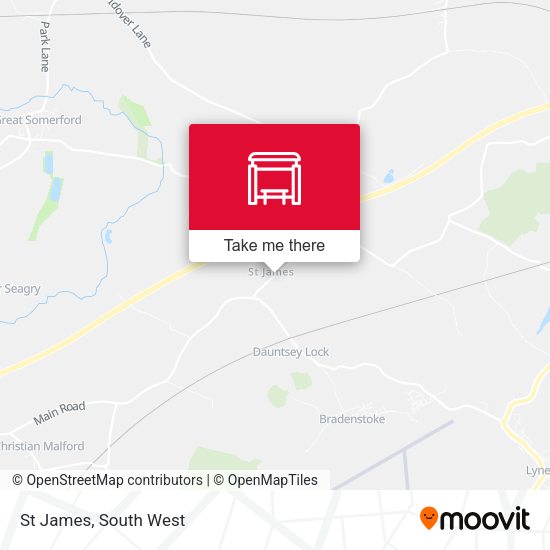 St James map