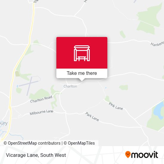 Vicarage Lane map