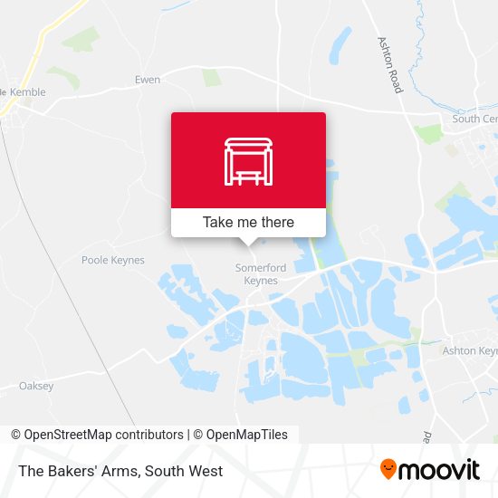 The Bakers' Arms map