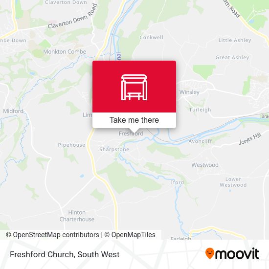 Freshford Church map