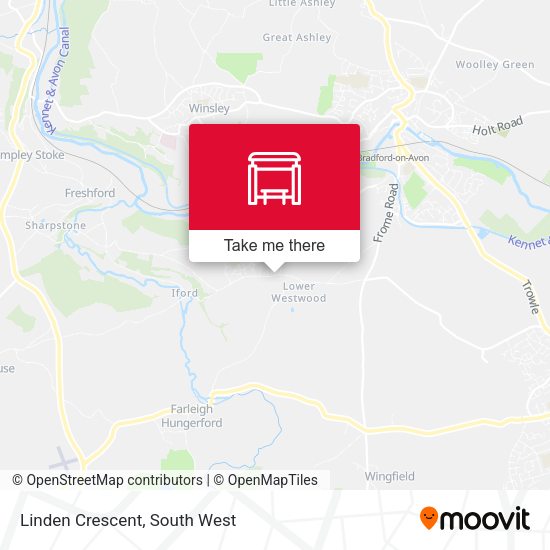 Linden Crescent map