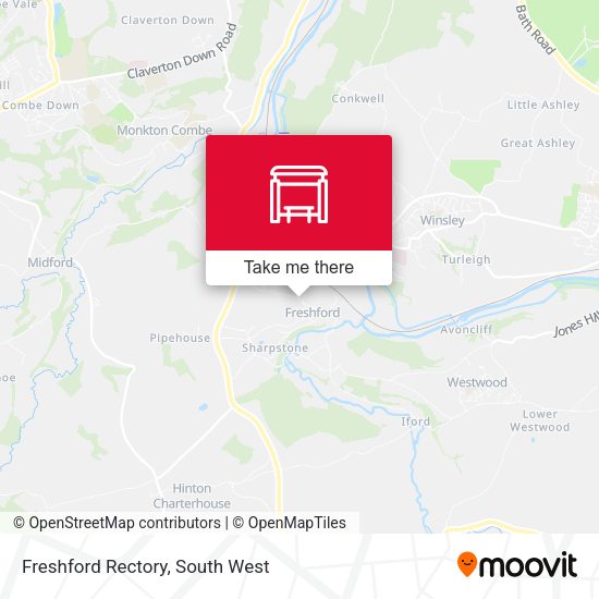 Freshford Rectory map