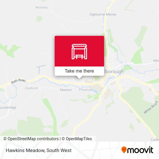 Hawkins Meadow map