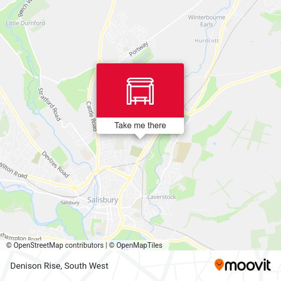 Denison Rise map