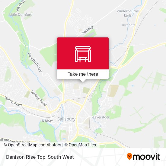 Denison Rise Top map