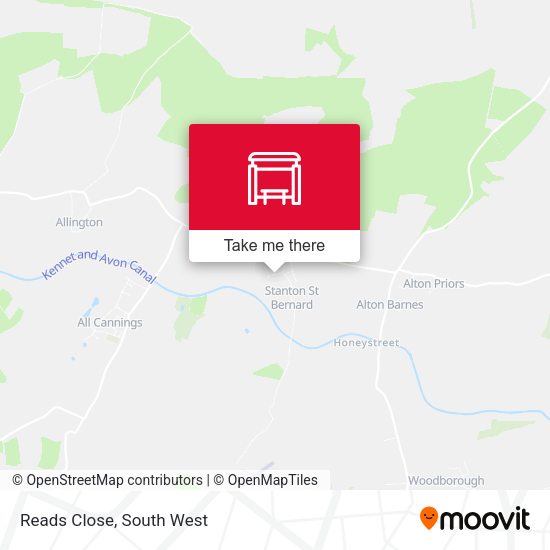 Reads Close map