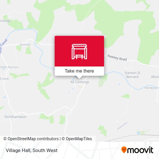 Village Hall map