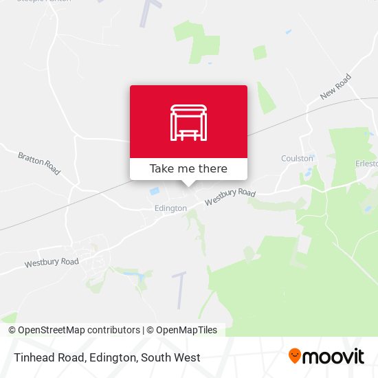 Tinhead Road, Edington map