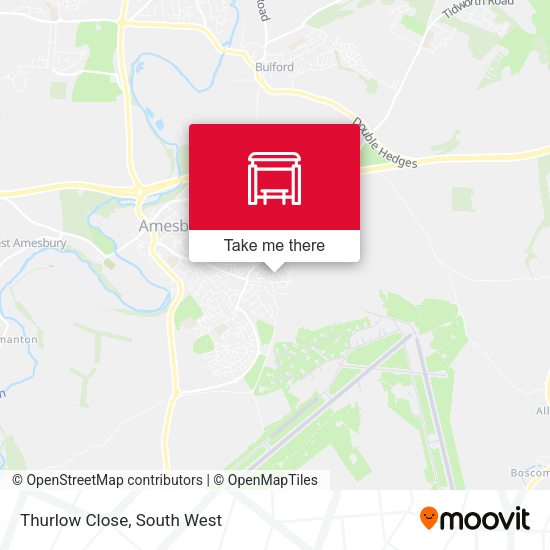 Thurlow Close map
