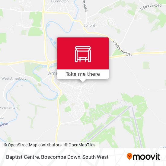 Baptist Centre, Boscombe Down map