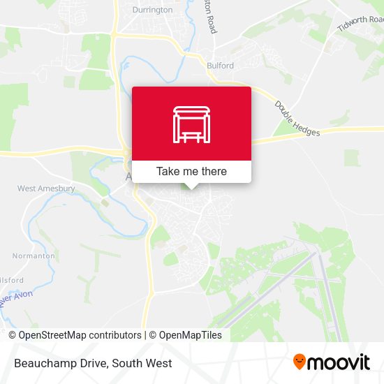 Beauchamp Drive map