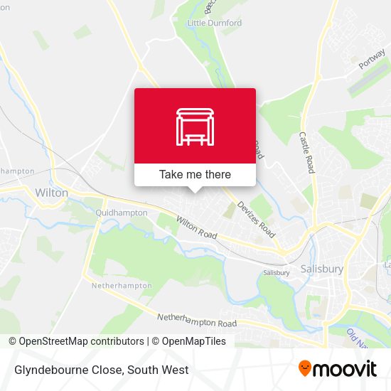 Glyndebourne Close map