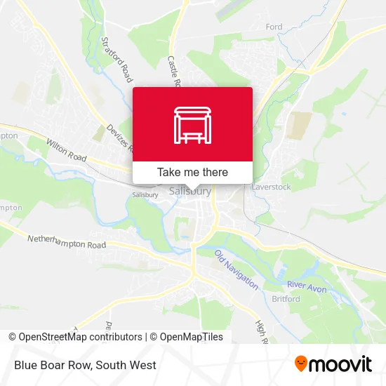 Blue Boar Row map