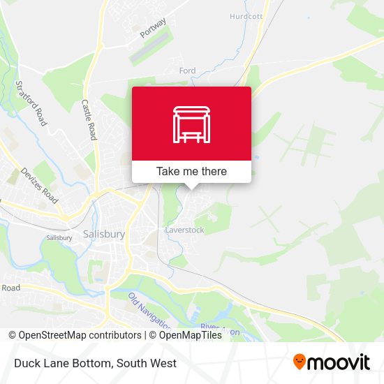 Duck Lane Bottom map