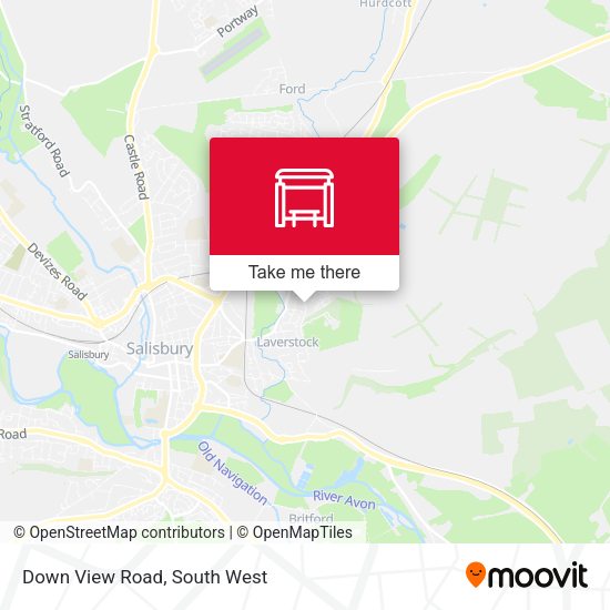 Down View Road map