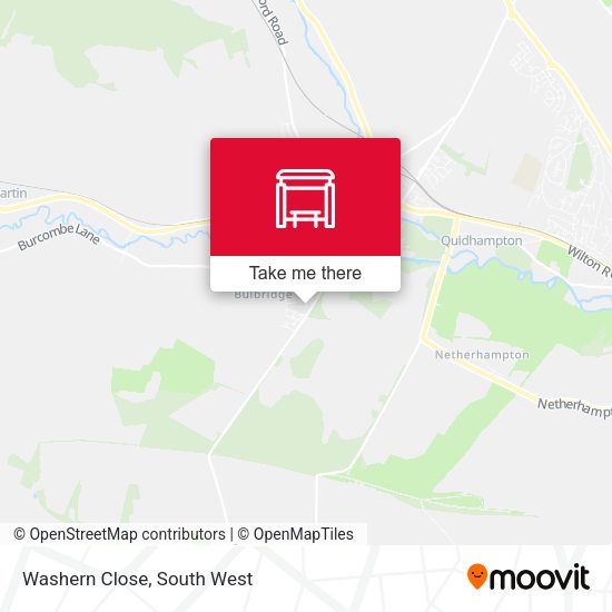 Washern Close map