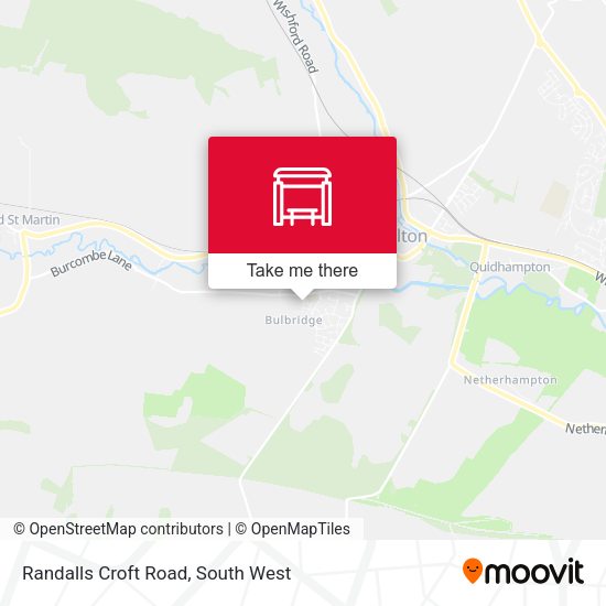 Randalls Croft Road map