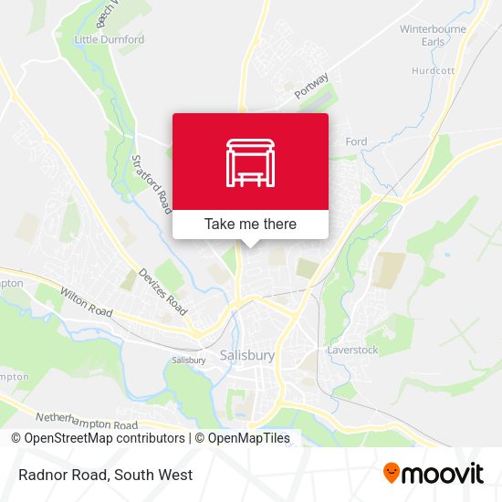 Radnor Road map