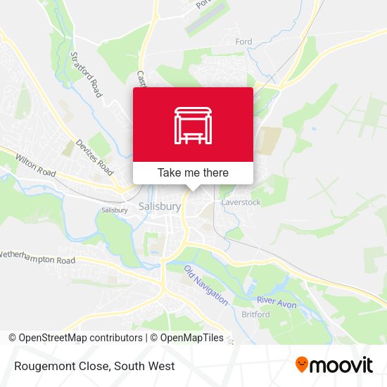Rougemont Close map