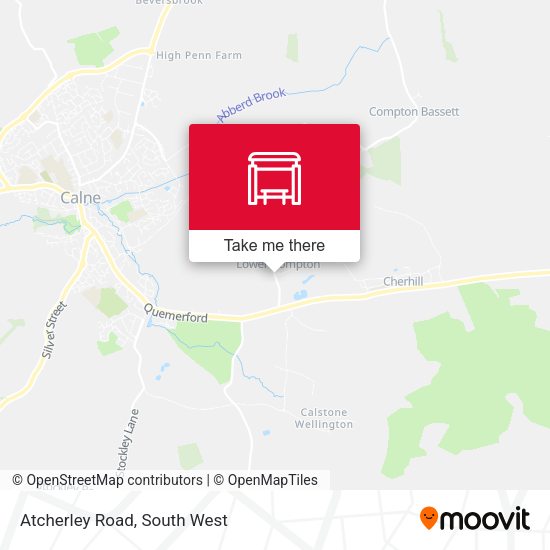 Atcherley Road, Compton Bassett map