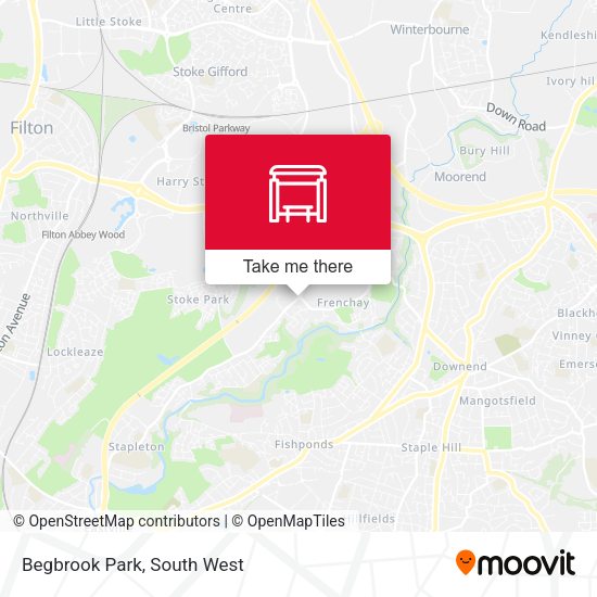 Begbrook Park map