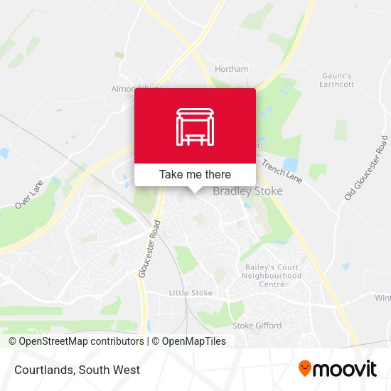 Courtlands map