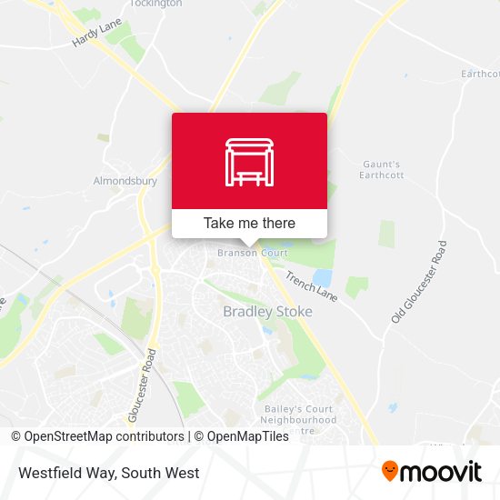 Westfield Way map