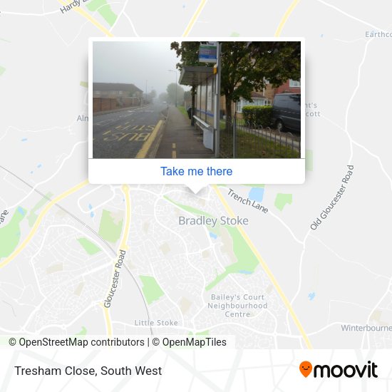 Tresham Close map