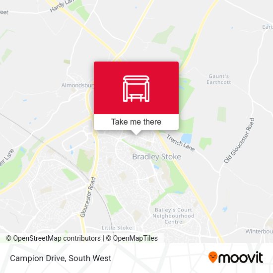 Campion Drive map