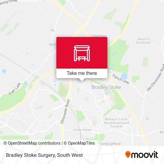 Bradley Stoke Surgery map