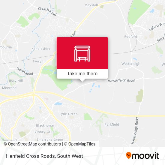 Henfield Cross Roads map
