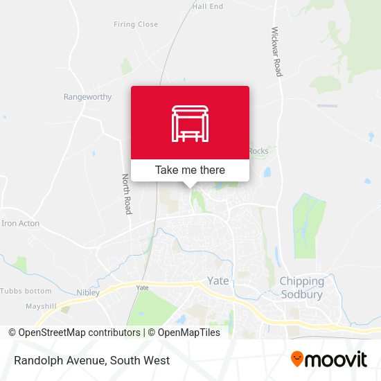 Randolph Avenue map