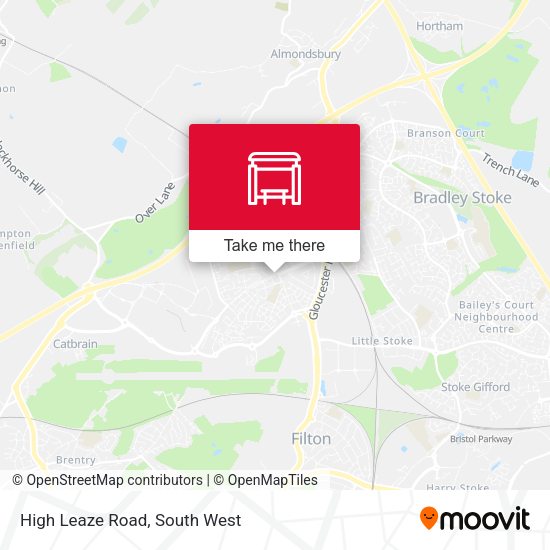 High Leaze Road map