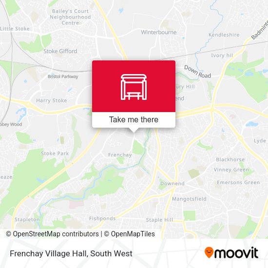 Frenchay Village Hall map