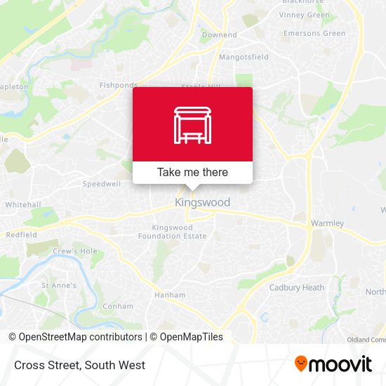 Cross Street map