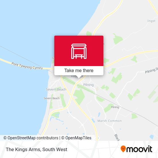 The Kings Arms map