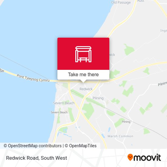 Redwick Road map