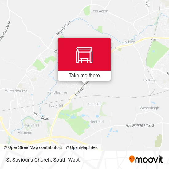 St Saviour's Church map