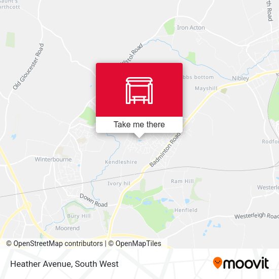 Heather Avenue map