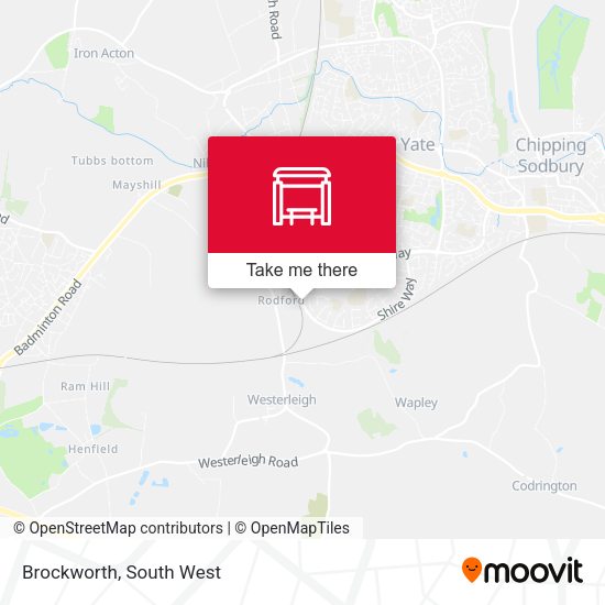 Brockworth map