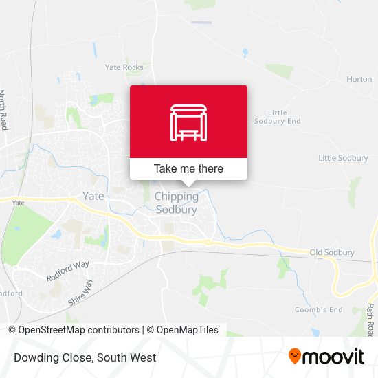 Dowding Close map