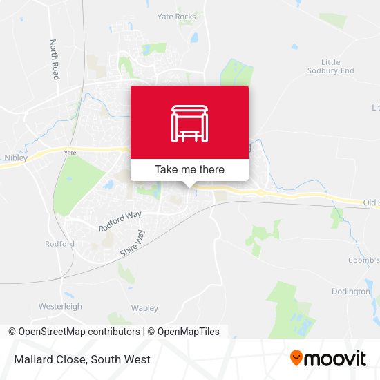 Mallard Close map