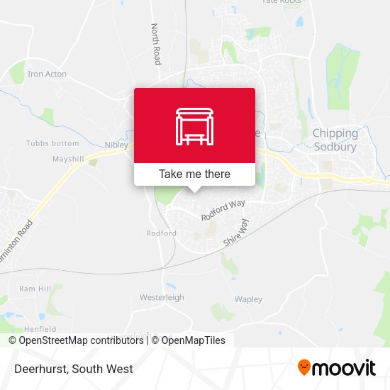 Deerhurst map